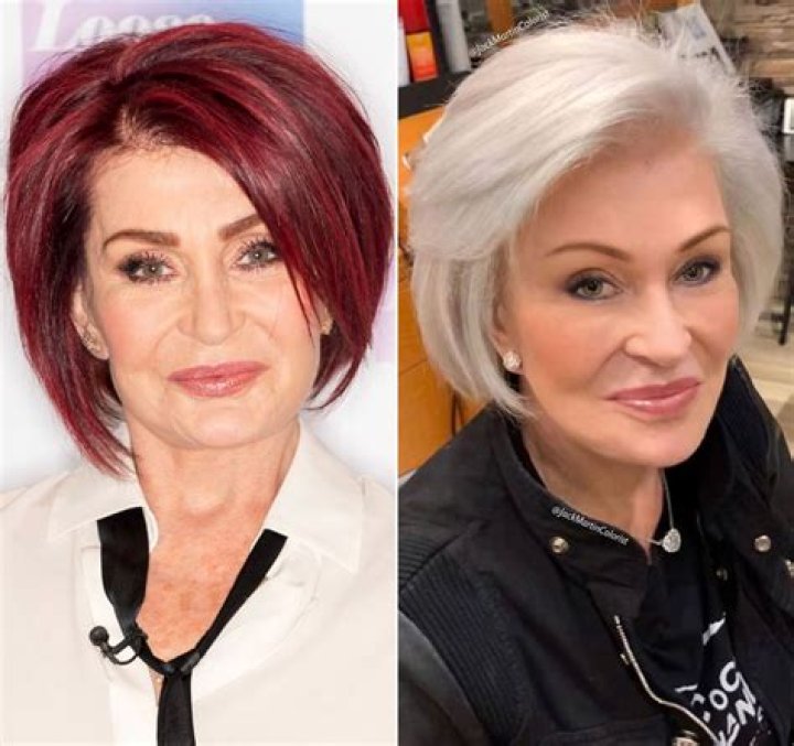 Sharon Osbourne Switches Her Hair Color From Red to White: Pic