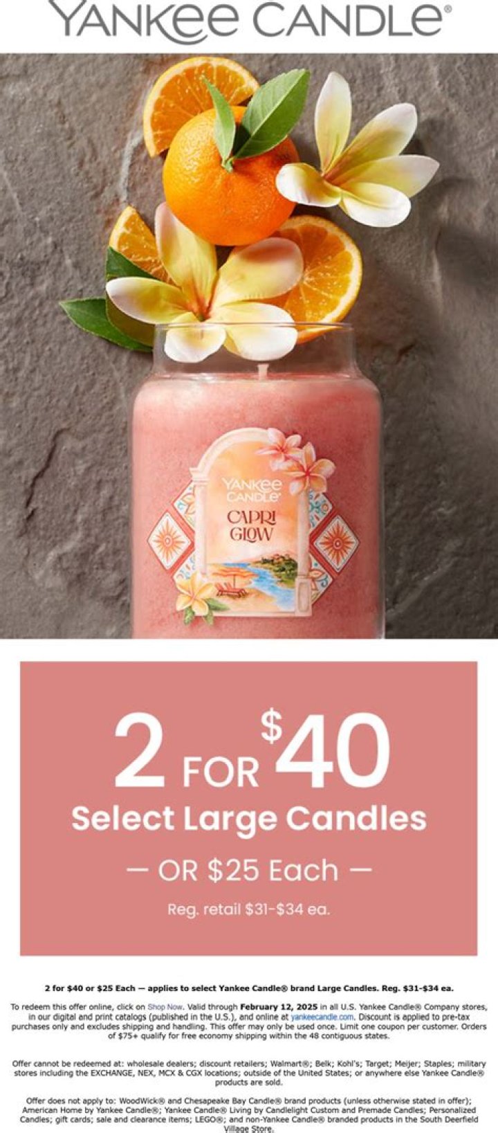 Shop Yankee Candle's 30% Off Sale for 3 Days Only