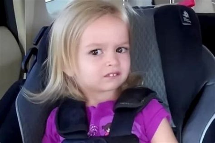 Remember side-eye meme girl Chloe throwing shade from the backseat? She looks unrecognisable now