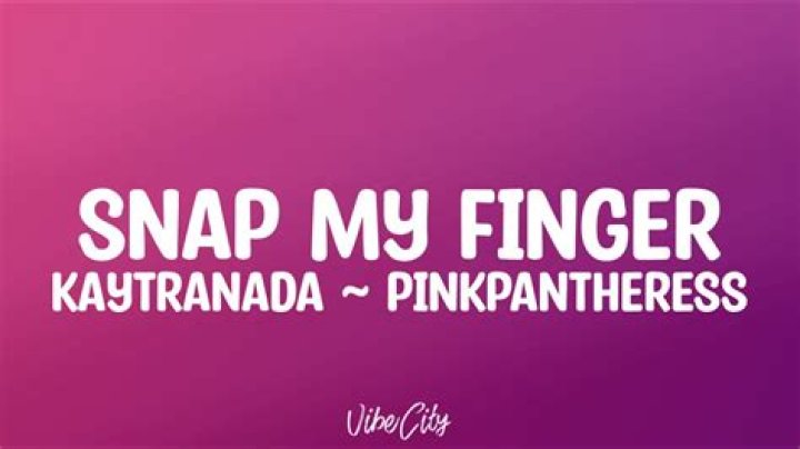Unlocking The Beats: A Deep Dive Into "Snap My Finger" Lyrics By Kaytranada