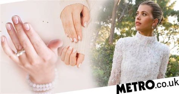 Sofia Richie wore this exact nail polish shade for her wedding mani