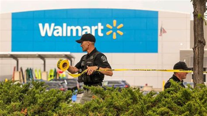 Suspect arrested after 'stabbing victim in the HEAD with machete’ at Walmart in Kearny, New Jersey during fight