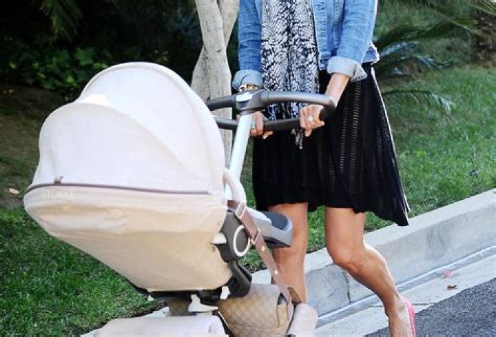 Stacy Keibler Pushes Baby Ava in Stroller, Debuts Post-Baby Body: Pic