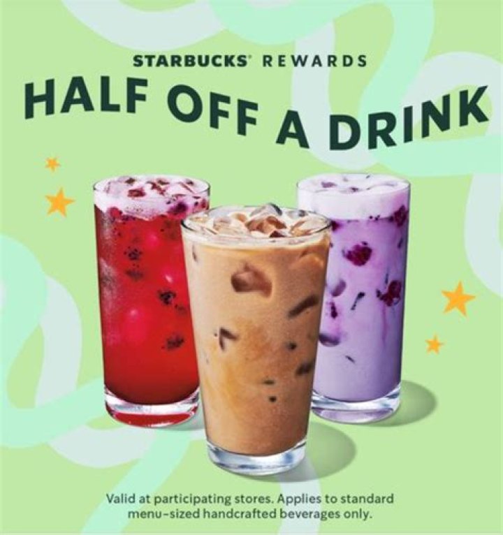 Grab Half-Off Your Favorite Starbucks Drinks Today!