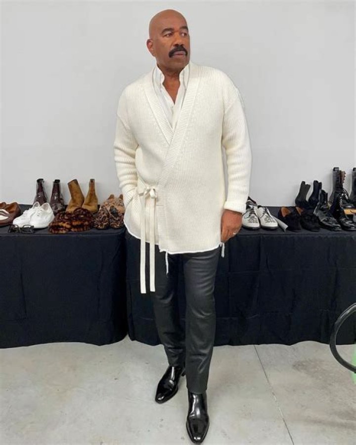 Steve Harvey, 64, rocks skintight leather pants as he shows off major weight loss in fashion makeover