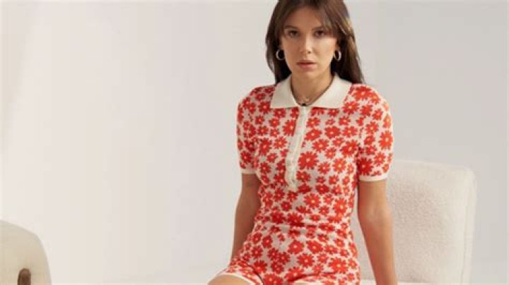 Stranger Things star Millie Bobby Brown stuns in floral playsuit after revealing she's engaged