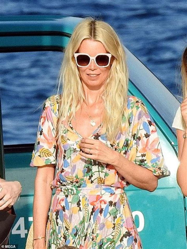 Supermodel Claudia Schiffer wows in bikini as she celebrates her 53rd birthday in Greece