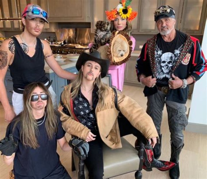 Sylvester Stallone and Family Share ‘Tiger King’-Inspired Looks