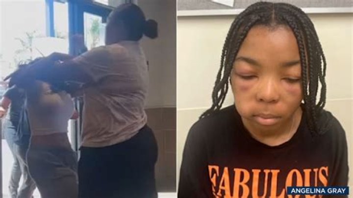 Teacher, 32, fired after shocking video showed her brutally beating 15-year-old pupil and stomping on her head – The US Sun