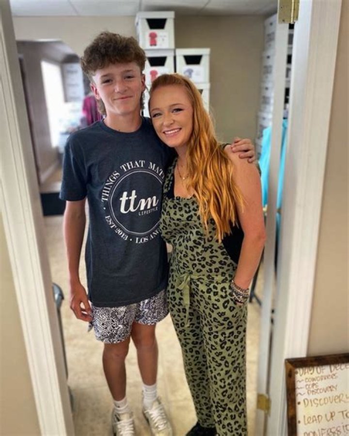 Teen Mom Maci Bookout's son Bentley, 14, towers over her in new pic after her appearance at Ryan Edwards' court hearing