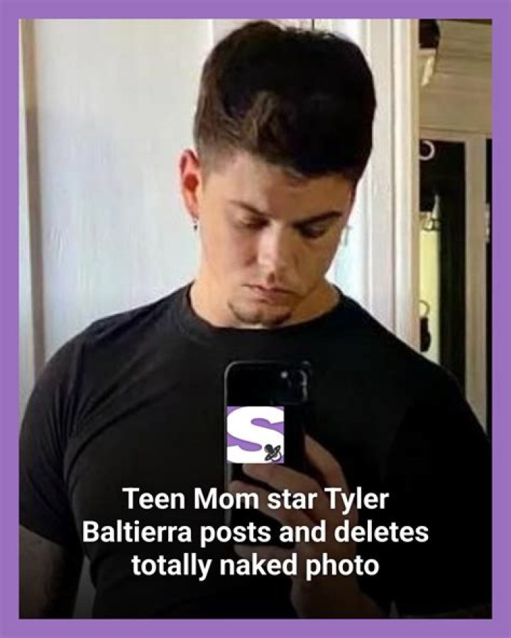 Teen Mom's Tyler Baltierra posts and deletes naked photo after fans go wild over his massive bulge in skintight shorts
