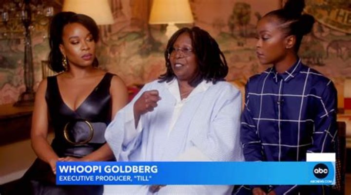 The View's Whoopi Goldberg TRIPS over her words and repeats herself during cue card blunder on live TV
