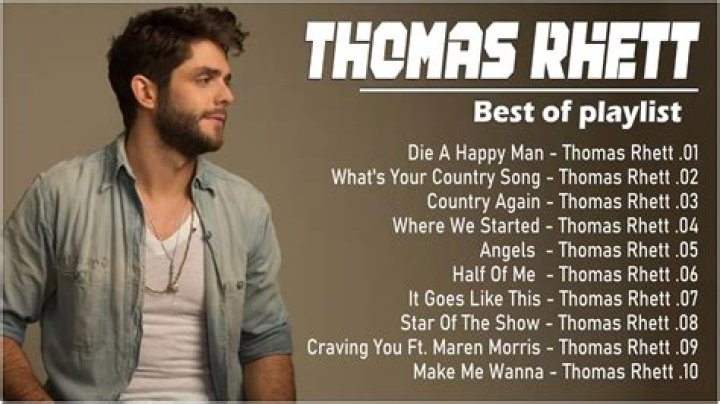Thomas Rhett's Top Party Tracks: See His Playlist