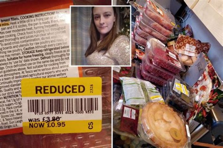 Thrifty shopper shows off huge Tesco yellow-sticker haul she bagged for £27 - with five packs of mince & six chickens