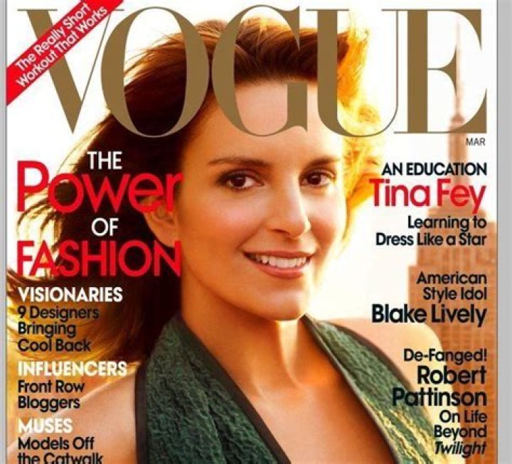 Tina Fey's Scar Airbrushed for Vogue Cover