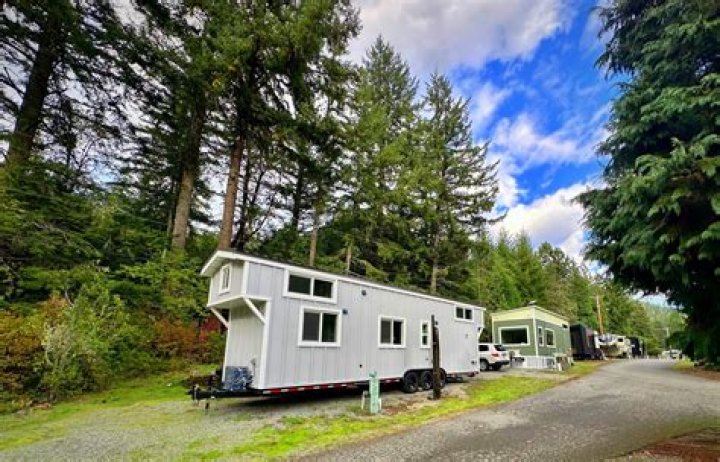 Inside new tiny home community where rent starts at $650 with free WiFi and parking, but you have to stay for a set time