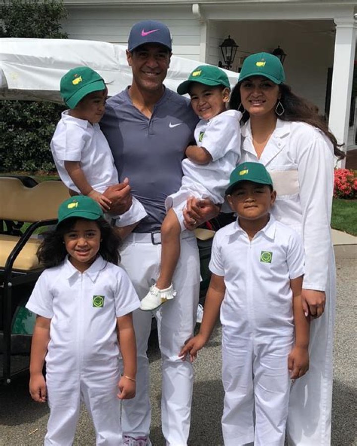 Who is Tony Finau's wife Alayna and how many children does The Open golf star have with her?