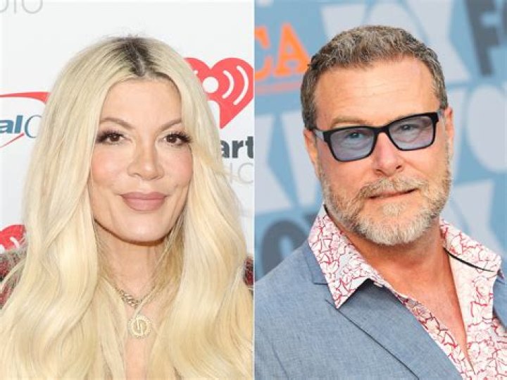 Tori Spelling ditches her wedding ring on gas station run amid rumors she's SPLIT from husband Dean McDermott
