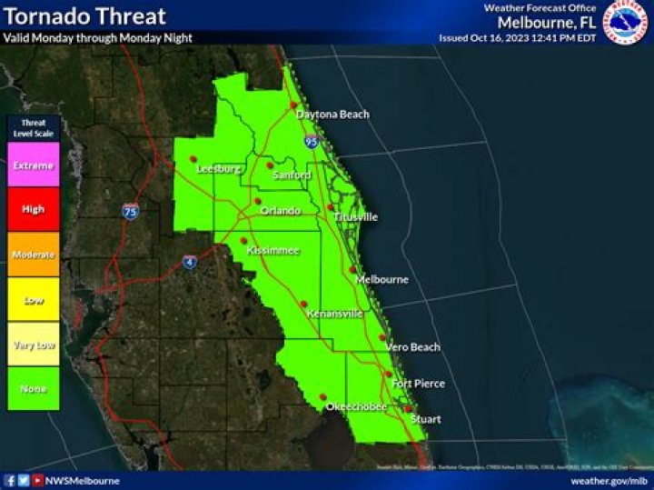 Tornado warning in Florida and heavy rainstorm to hit US TODAY before battering East Coast with snow this weekend