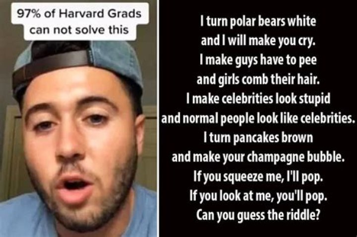 Tricky riddle that '97 per cent of Harvard grads cannot solve' leaves people baffled - so can YOU figure out the answer?