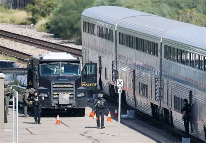 Tucson Amtrak shooting: 'One cop dead' and two injured as gunfire erupts at train station