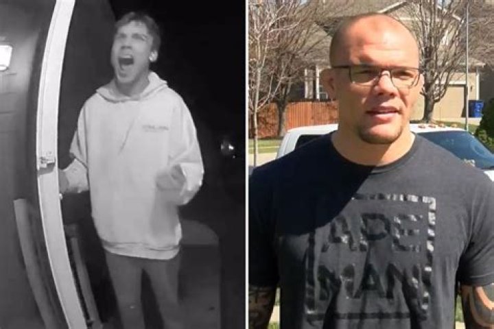 Watch terrifying moment burglar tries to get into UFC fighter Anthony Smith’s neighbours’ home before night time raid – The US Sun
