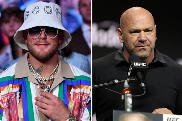 Jake Paul lashes out at 'bald bum' Dana White in astonishing attack on UFC chief over fighters' pay