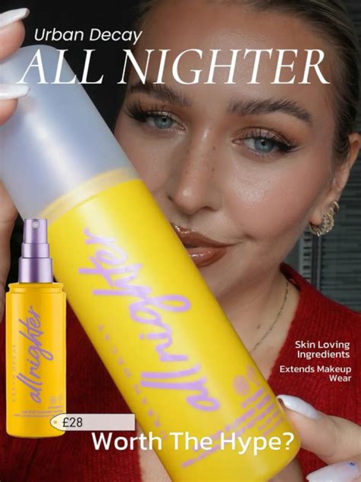 Urban Decay All Nighter Setting Spray Review