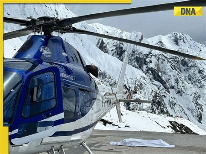 Uttarakhand official dies after being hit by helicopter blades in Kedarnath – India TV