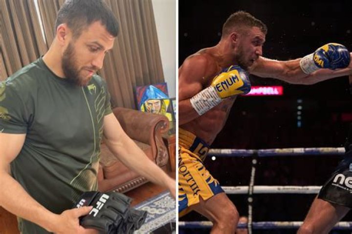 Vasyl Lomachenko teases UFC switch as boxing legend gets gifted personalised gear ahead of ring return