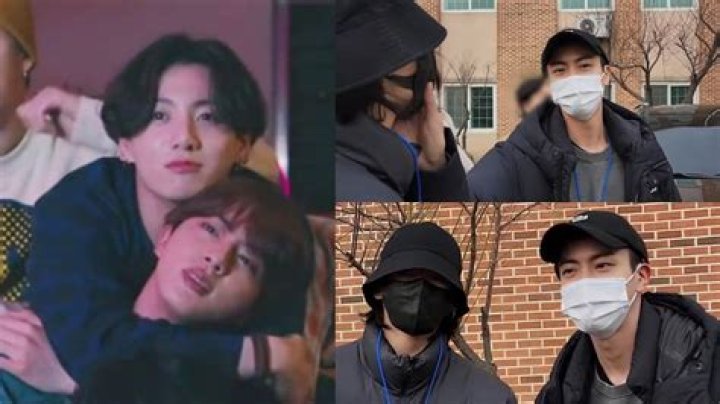 Video of Jungkook holding back his tears as BTS members bid bye to Jin goes viral