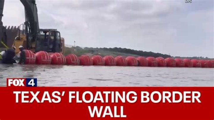 Close-Up Video Shows Texas Floating Barrier Has Circular Saws