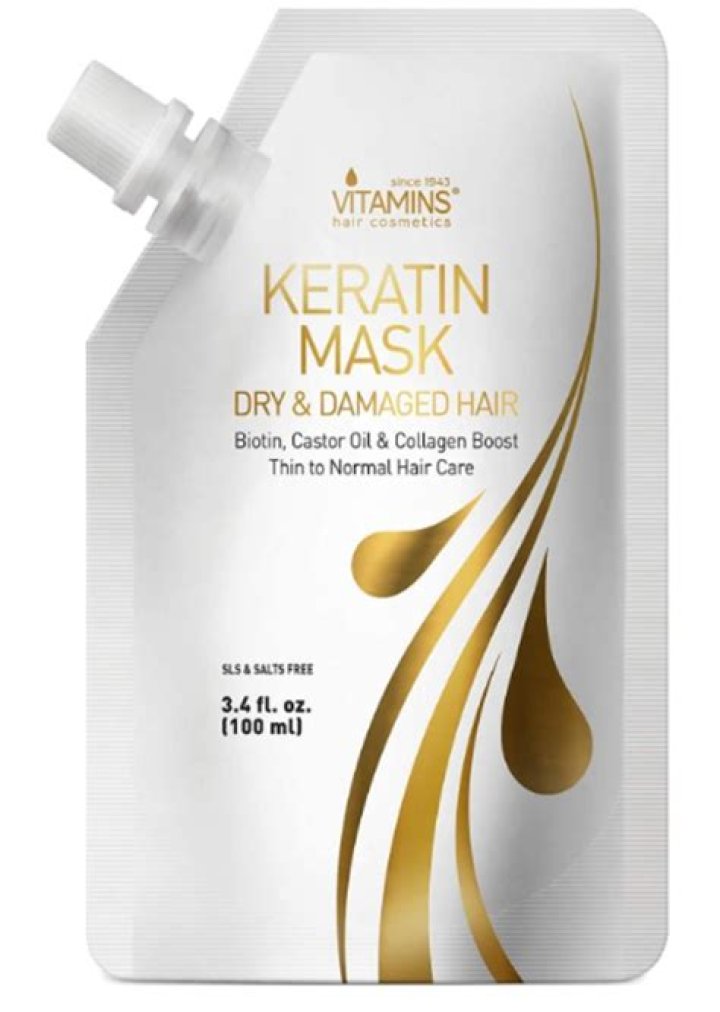 Vitamins Keratin Hair Mask Deep Conditioner Review