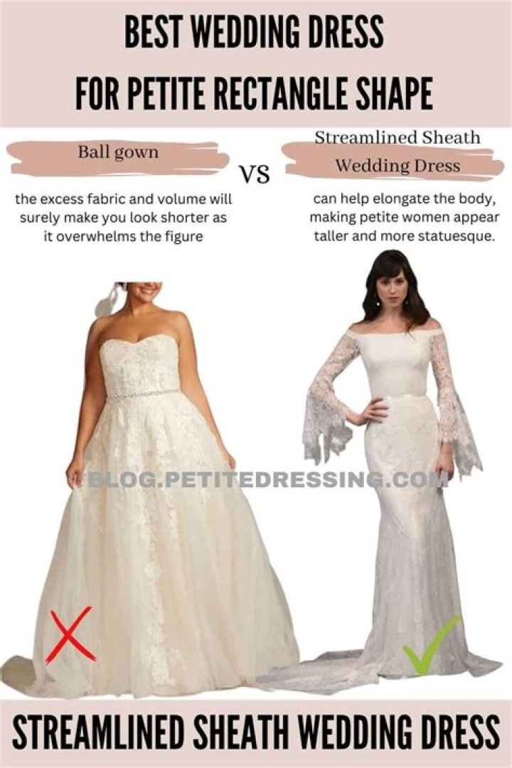 I'm 5'2" and 125 lbs - I got my wedding dress for $20 from Amazon, it clings in all the right places