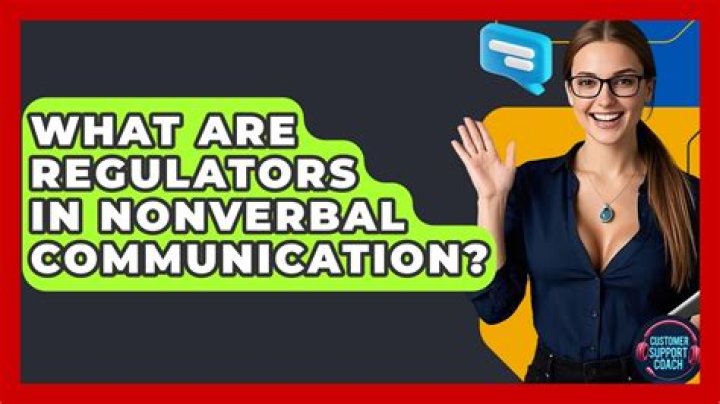 What are regulators in nonverbal communication?
