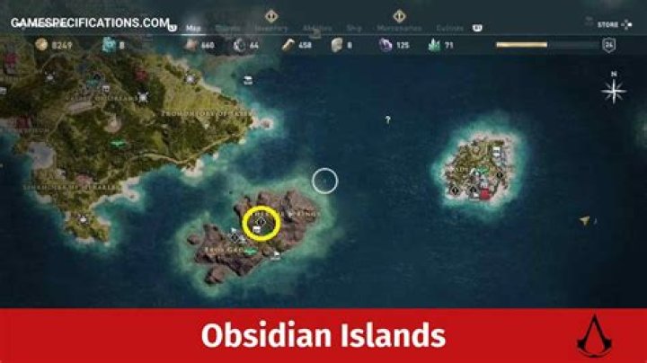 What are the obsidian Islands?
