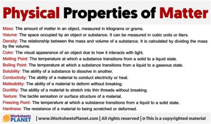 Question: What Are The Physical Properties Of Materials