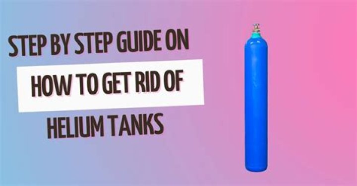 What can I do with an empty helium tank?