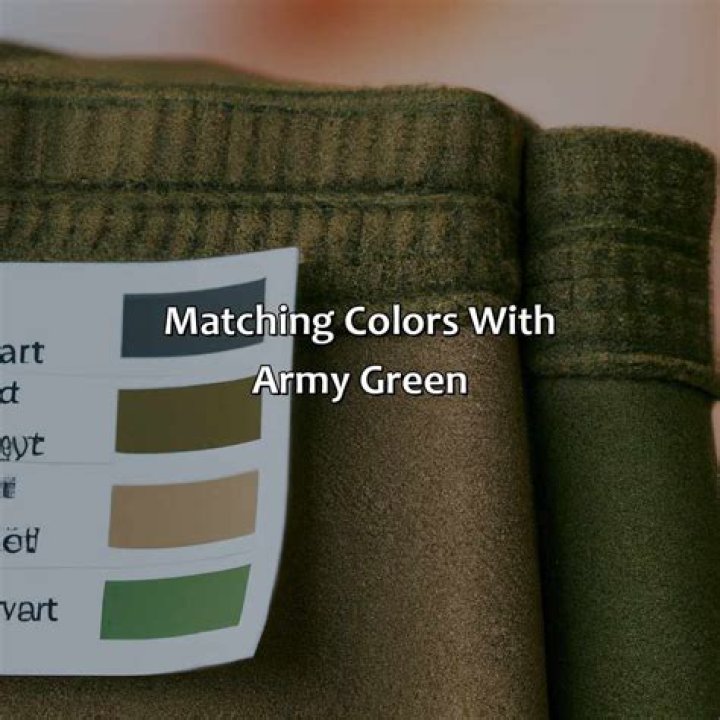 Quick Answer: What Colors Go Well With Army Green