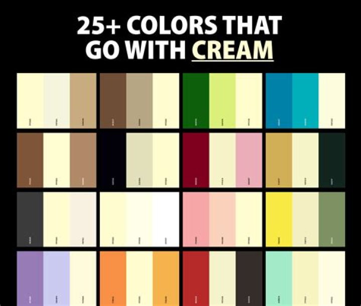 Question: What Colors Go With Cream