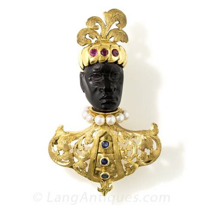 What is a blackamoor brooch?