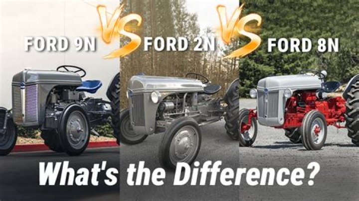What is difference between Ford 8n and 9n?