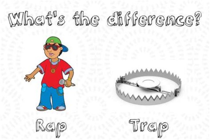 What is the difference between rap and trap?