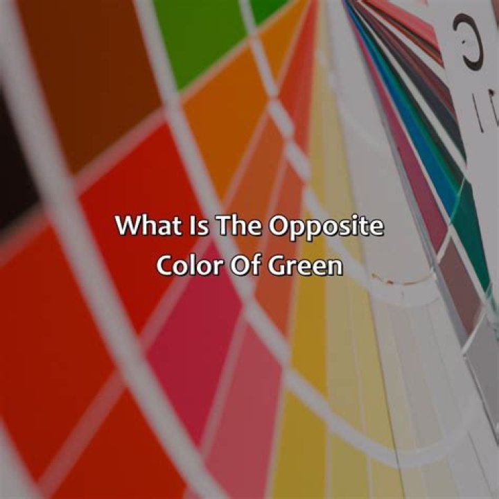 Question: What Is The Opposite Color Of Green