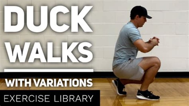What is the purpose of the duck walk?