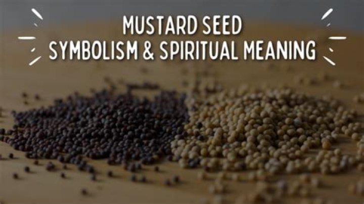 What is the symbolism of a mustard seed?