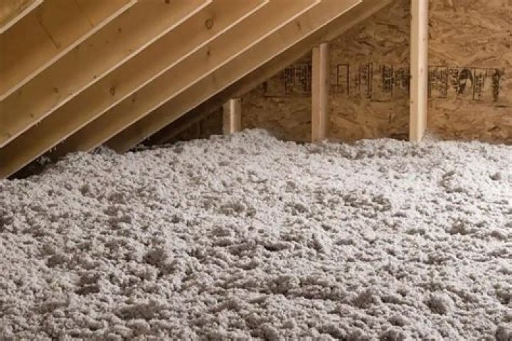 What kind of insulation is white and fluffy?