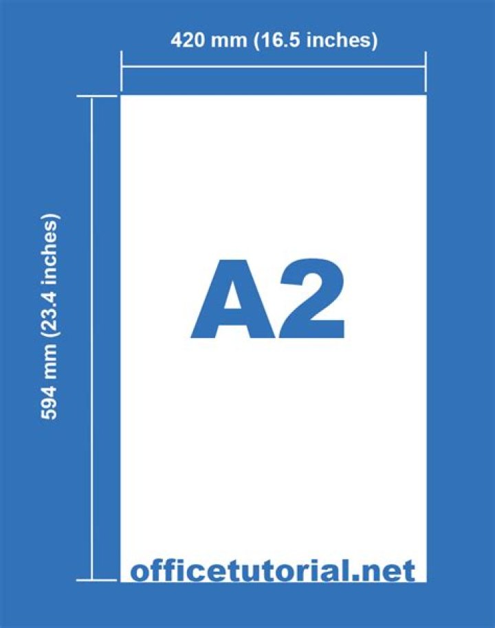 What Size Is A2 - Seniorcare2