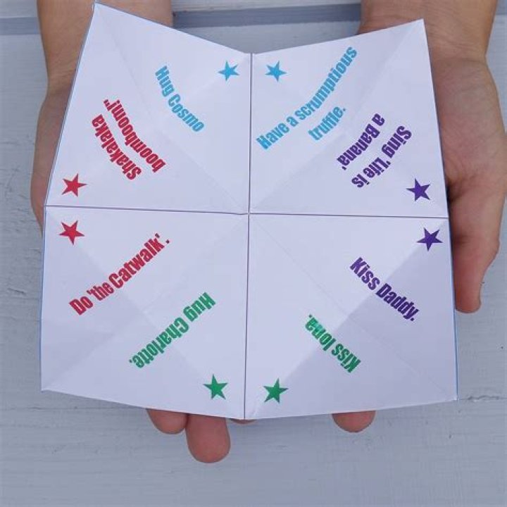 Question: What To Put In A Paper Fortune Teller