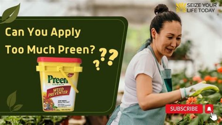 When Should I Apply Preen In The Spring